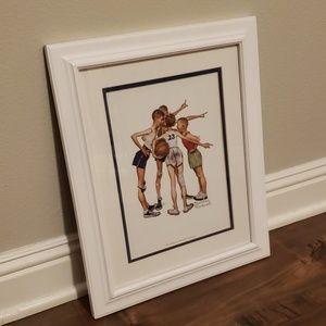 Norman Rockwell Sports Framed Prints